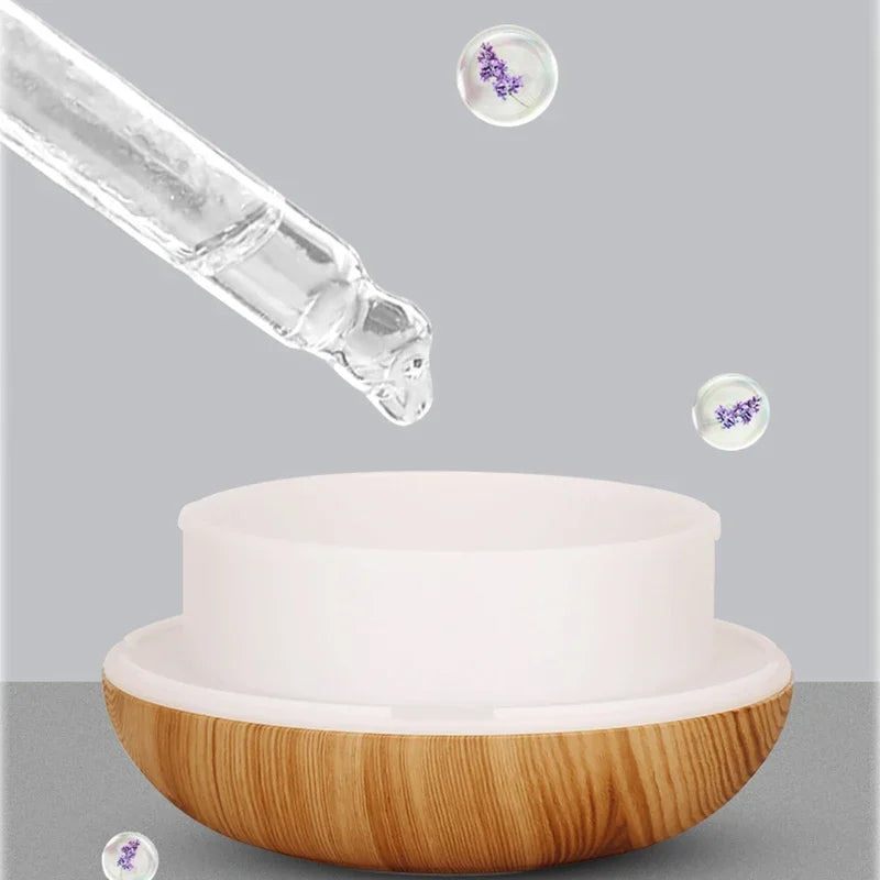Wood Grain LED Humidifier