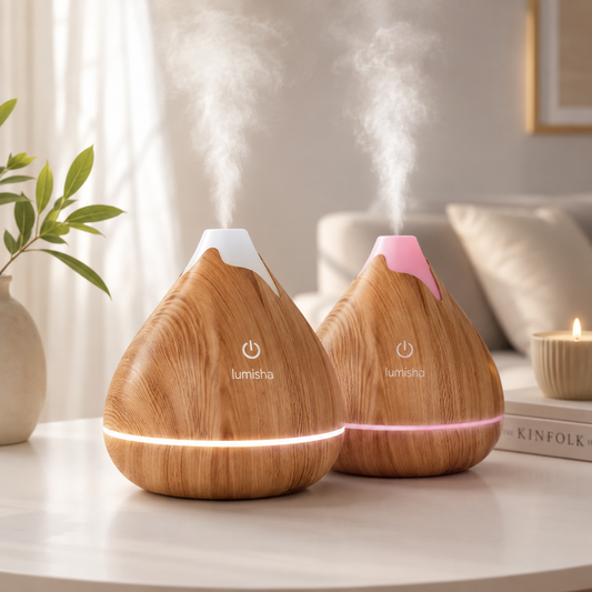 Wood Grain LED Humidifier